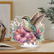 Load image into Gallery viewer, Special Shape Hummingbird Desktop Diamond Art Kit Craft for Home Office Decor
