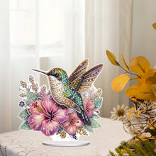 Load image into Gallery viewer, Special Shape Hummingbird Desktop Diamond Art Kit Craft for Home Office Decor
