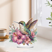 Load image into Gallery viewer, Special Shape Hummingbird Desktop Diamond Art Kit Craft for Home Office Decor
