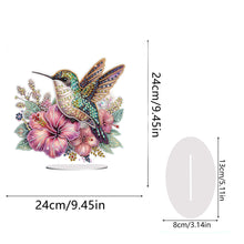 Load image into Gallery viewer, Special Shape Hummingbird Desktop Diamond Art Kit Craft for Home Office Decor
