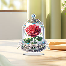 Load image into Gallery viewer, Special Shape Eternal Rose Desktop Diamond Art Kit for Home Office Desktop Decor
