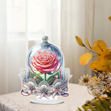 Load image into Gallery viewer, Special Shape Eternal Rose Desktop Diamond Art Kit for Home Office Desktop Decor
