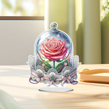 Load image into Gallery viewer, Special Shape Eternal Rose Desktop Diamond Art Kit for Home Office Desktop Decor

