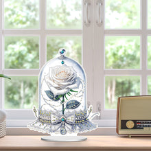 Load image into Gallery viewer, Special Shape Eternal Rose Desktop Diamond Art Kit for Home Office Desktop Decor
