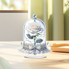 Load image into Gallery viewer, Special Shape Eternal Rose Desktop Diamond Art Kit for Home Office Desktop Decor
