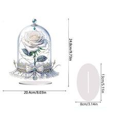 Load image into Gallery viewer, Special Shape Eternal Rose Desktop Diamond Art Kit for Home Office Desktop Decor
