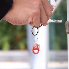 Load image into Gallery viewer, 6 Pcs Double Side Handmade Cute Gnome Diamond Painting Keychain for Office Decor
