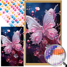 Load image into Gallery viewer, AB Diamond Painting - Full Round - jewel butterfly (40*70CM)
