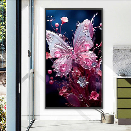 AB Diamond Painting - Full Round - jewel butterfly (40*70CM)
