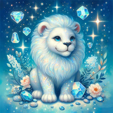 Load image into Gallery viewer, Diamond Painting - Full Round - gem lion cub (30*30CM)
