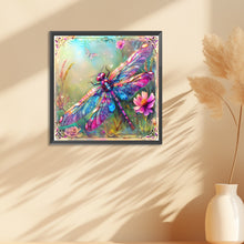 Load image into Gallery viewer, Diamond Painting - Full Round - garden dragonfly (30*30CM)
