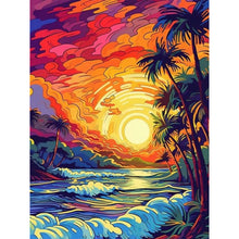 Load image into Gallery viewer, Diamond Painting - Full Round - vacation beach (30*40CM)
