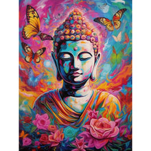 Load image into Gallery viewer, Diamond Painting - Full Round - watercolor buddha statue (30*40CM)
