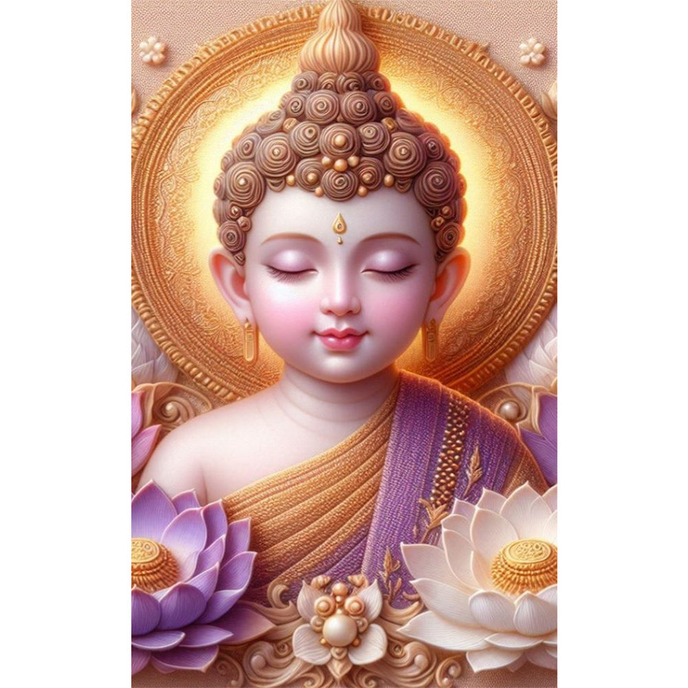 Diamond Painting - Full Round - Buddha art (30*50CM)