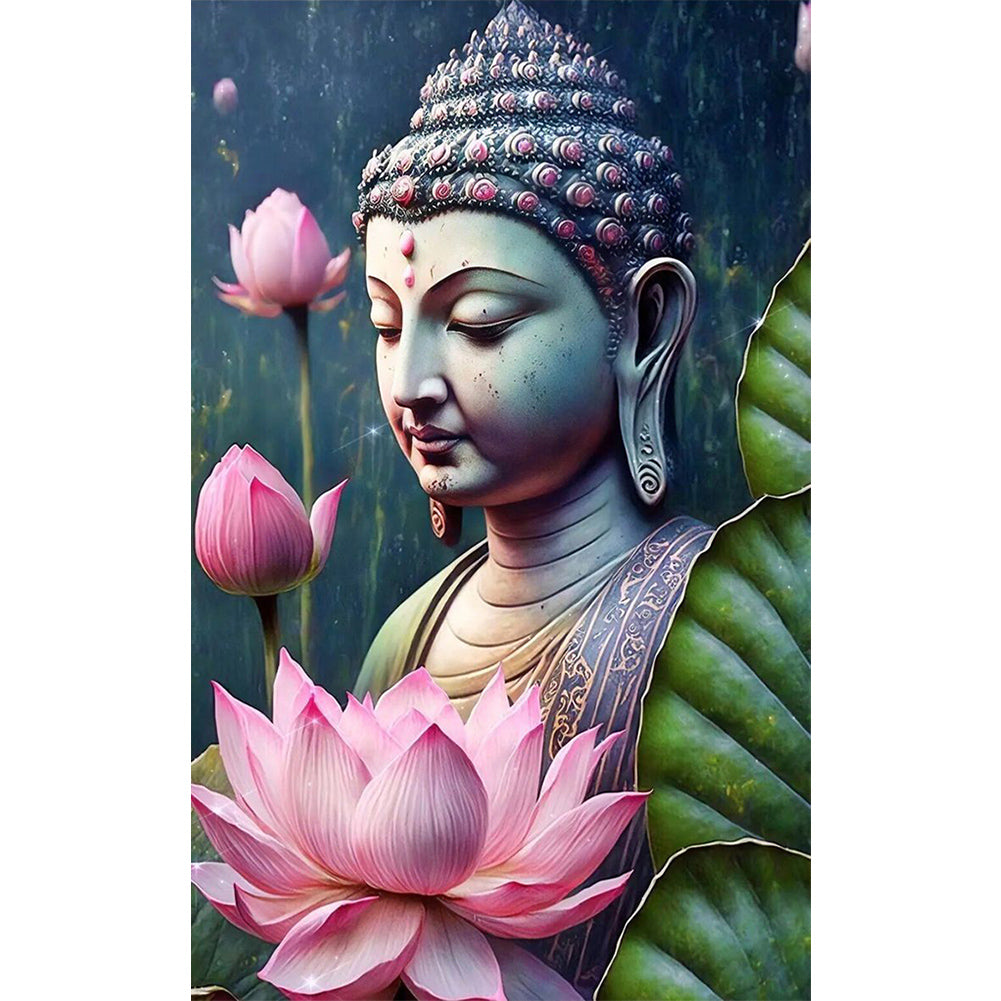 Diamond Painting - Full Round - Buddha art (30*50CM)