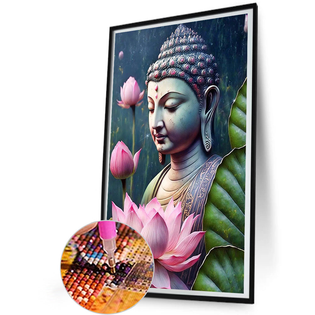 Diamond Painting - Full Round - Buddha art (30*50CM)
