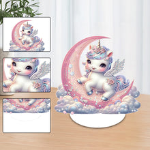 Load image into Gallery viewer, Special Shape Unicorn Desktop Diamond Art Kits Handmade Bedroom Table Decoration
