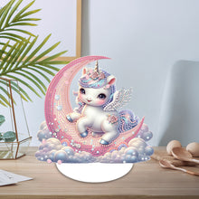 Load image into Gallery viewer, Special Shape Unicorn Desktop Diamond Art Kits Handmade Bedroom Table Decoration
