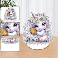 Load image into Gallery viewer, Special Shape Unicorn Desktop Diamond Art Kits Handmade Bedroom Table Decoration
