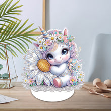 Load image into Gallery viewer, Special Shape Unicorn Desktop Diamond Art Kits Handmade Bedroom Table Decoration
