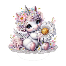 Load image into Gallery viewer, Special Shape Unicorn Desktop Diamond Art Kits Handmade Bedroom Table Decoration
