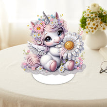 Load image into Gallery viewer, Special Shape Unicorn Desktop Diamond Art Kits Handmade Bedroom Table Decoration
