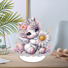 Load image into Gallery viewer, Special Shape Unicorn Desktop Diamond Art Kits Handmade Bedroom Table Decoration
