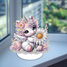 Load image into Gallery viewer, Special Shape Unicorn Desktop Diamond Art Kits Handmade Bedroom Table Decoration
