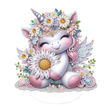 Load image into Gallery viewer, Special Shape Unicorn Desktop Diamond Art Kits Handmade Bedroom Table Decoration
