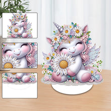 Load image into Gallery viewer, Special Shape Unicorn Desktop Diamond Art Kits Handmade Bedroom Table Decoration
