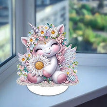 Load image into Gallery viewer, Special Shape Unicorn Desktop Diamond Art Kits Handmade Bedroom Table Decoration

