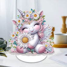 Load image into Gallery viewer, Special Shape Unicorn Desktop Diamond Art Kits Handmade Bedroom Table Decoration
