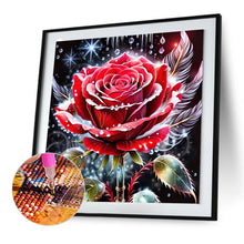 Load image into Gallery viewer, Diamond Painting - Full Round - Beautiful red rose (30*30CM)
