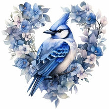 Load image into Gallery viewer, Diamond Painting - Full Round - Garland bluebird (30*30CM)
