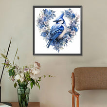 Load image into Gallery viewer, Diamond Painting - Full Round - Garland bluebird (30*30CM)
