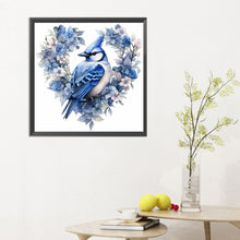 Load image into Gallery viewer, Diamond Painting - Full Round - Garland bluebird (30*30CM)

