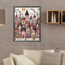 Load image into Gallery viewer, Diamond Painting - Full Round - Fantasy abstract colorful building (30*40CM)
