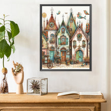 Load image into Gallery viewer, Diamond Painting - Full Round - Fantasy abstract colorful building (30*40CM)
