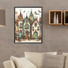 Load image into Gallery viewer, Diamond Painting - Full Round - Fantasy abstract colorful building (30*40CM)
