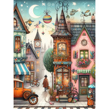 Load image into Gallery viewer, Diamond Painting - Full Round - Fantasy abstract colorful building (30*40CM)

