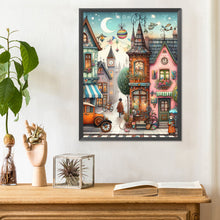 Load image into Gallery viewer, Diamond Painting - Full Round - Fantasy abstract colorful building (30*40CM)
