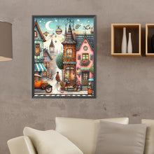 Load image into Gallery viewer, Diamond Painting - Full Round - Fantasy abstract colorful building (30*40CM)
