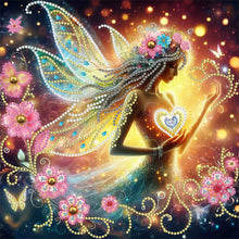 Load image into Gallery viewer, Diamond Painting - Partial Special Shaped - elf girl (30*30CM)
