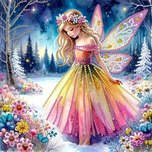 Load image into Gallery viewer, Diamond Painting - Partial Special Shaped - elf girl (30*30CM)
