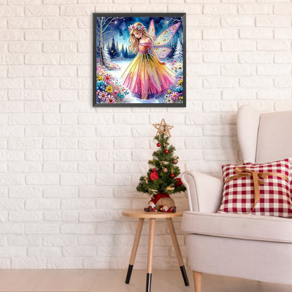 Diamond Painting - Partial Special Shaped - elf girl (30*30CM)