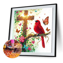 Load image into Gallery viewer, Diamond Painting - Partial Special Shaped - cardinal cross (30*30CM)

