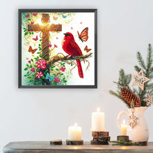Load image into Gallery viewer, Diamond Painting - Partial Special Shaped - cardinal cross (30*30CM)
