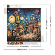 Load image into Gallery viewer, Diamond Painting - Partial Special Shaped - color house (30*30CM)
