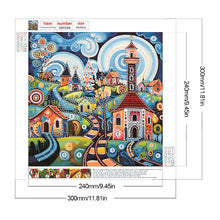 Load image into Gallery viewer, Diamond Painting - Partial Special Shaped - color house (30*30CM)
