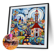 Load image into Gallery viewer, Diamond Painting - Partial Special Shaped - color house (30*30CM)
